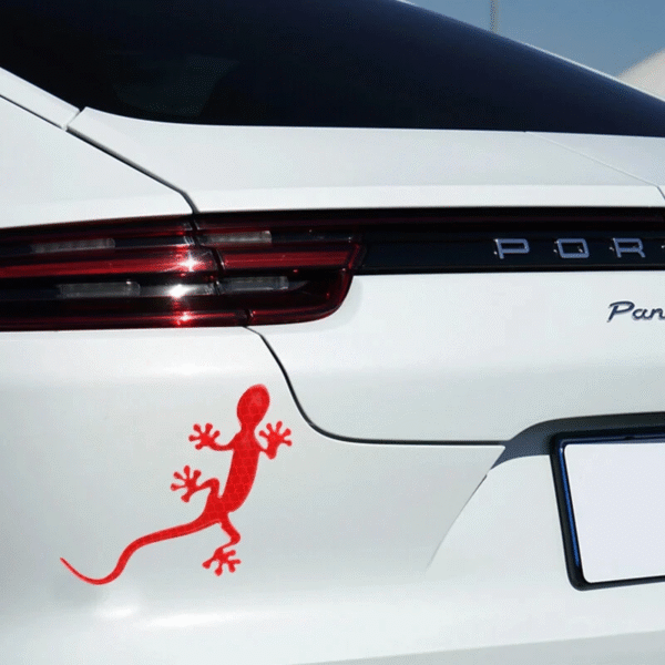Gecko Reflective Car Sticker – Night Safety Warning Mark, Waterproof Strip Light Reflector for Auto Exterior Accessories - Image 4